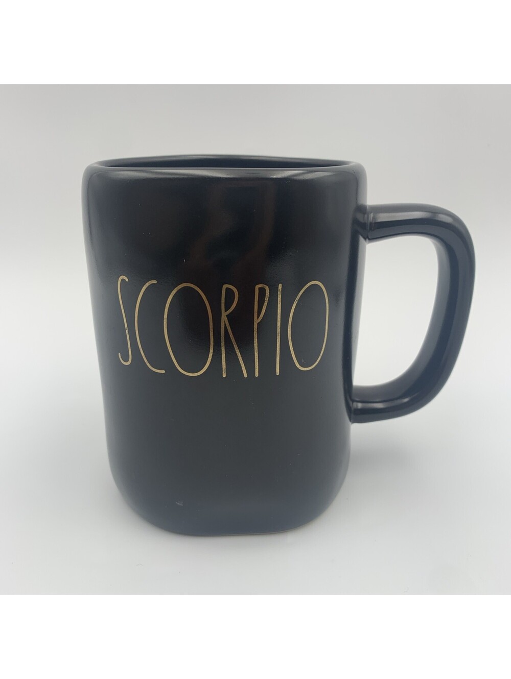 Rae Dunn SCORPIO Black Coffee Mug by Magenta Zodiac Artisan